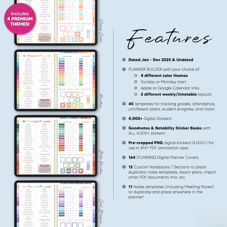 My Teacher Planner 2025 + Weekly Drop