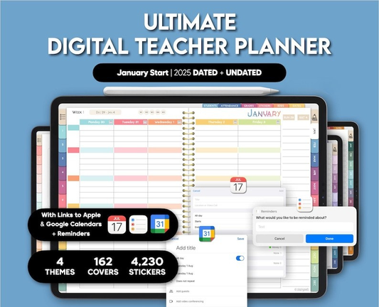 My Teacher Planner 2025 + Weekly Drop
