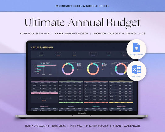 My Monthly Budget Spreadsheet